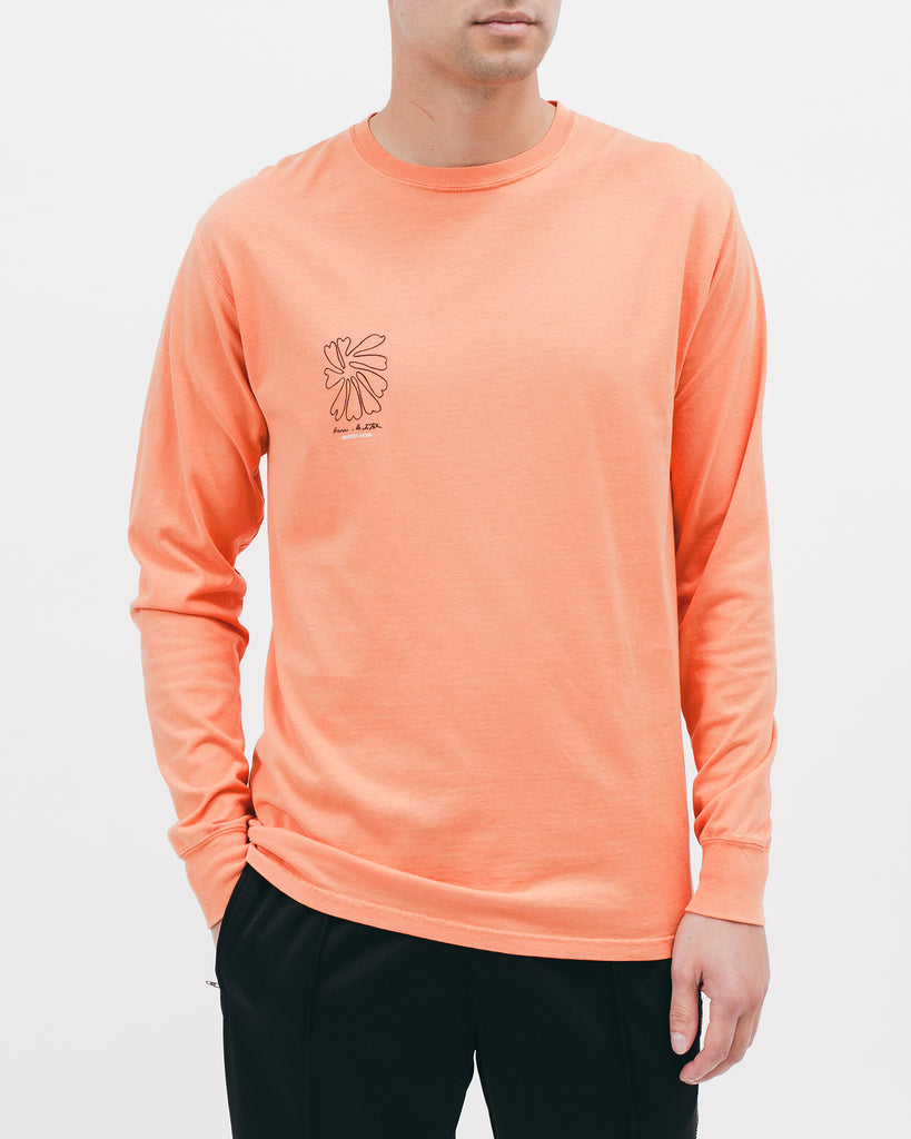 Self Portrait L/S Tee - Terracotta - [product _vendor]