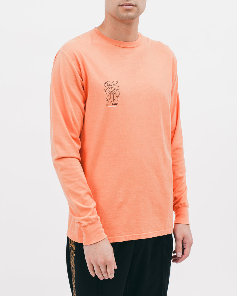 Self Portrait L/S Tee - Terracotta - [product _vendor]