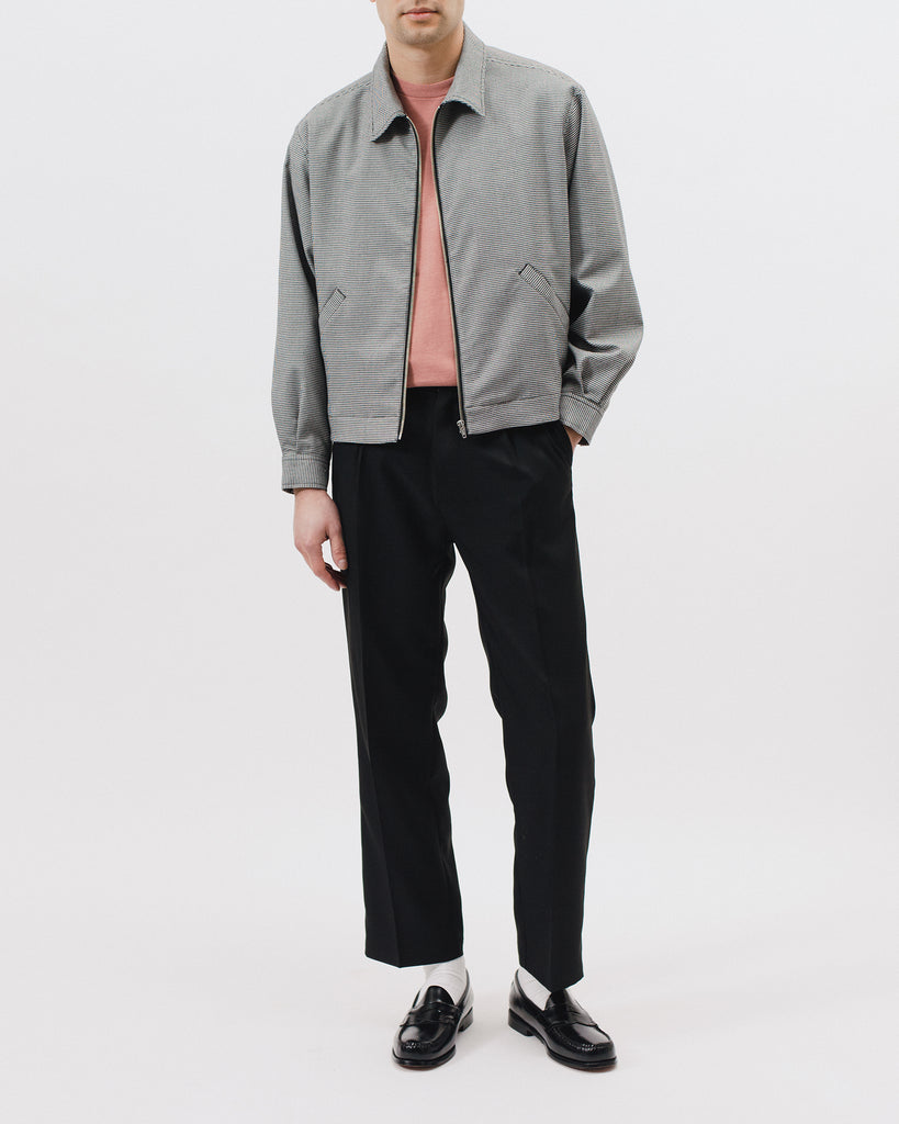Crop Harrington Jacket - Houndstooth - [product _vendor]