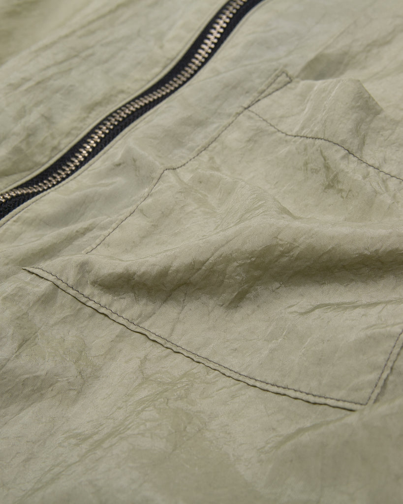 Marble Zip Blouson - Seaweed W