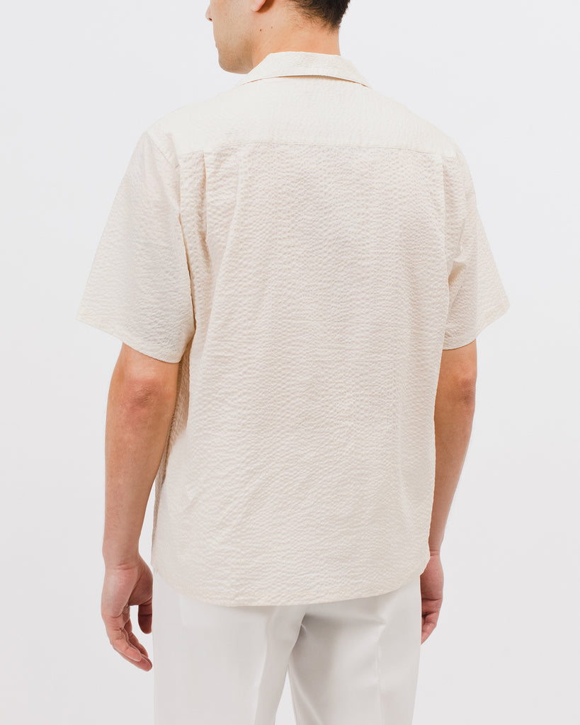 Crepe SS Shirt - Natural - [product _vendor]