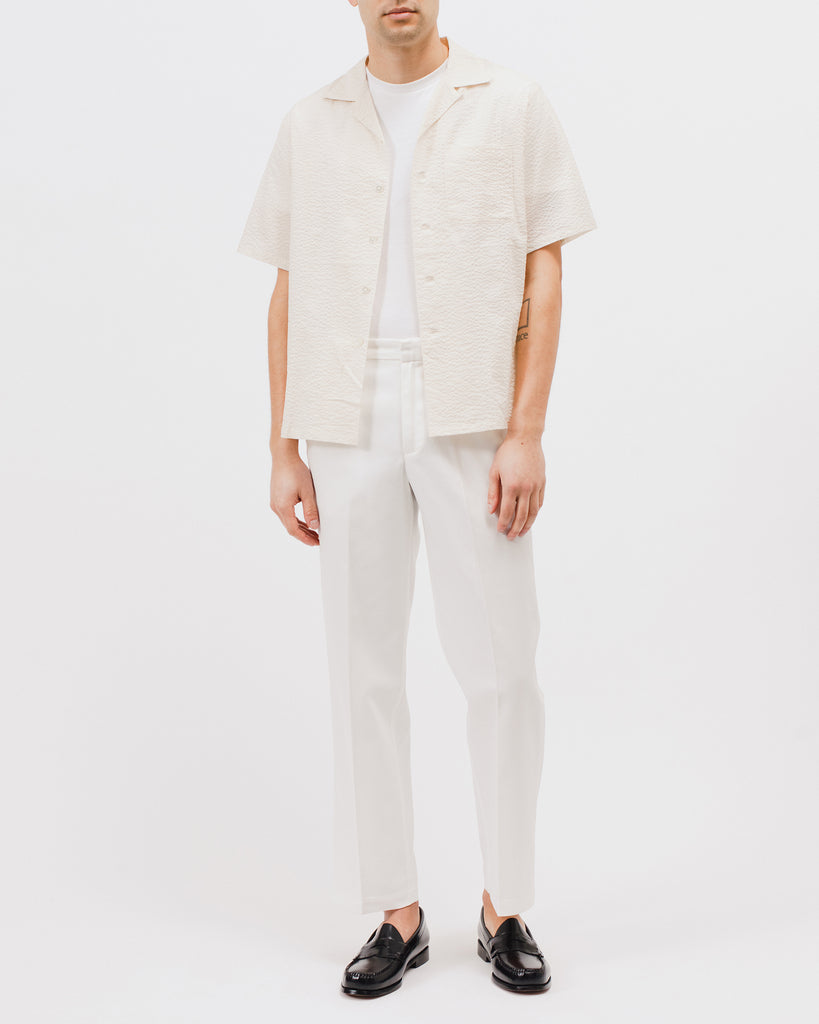 Crepe SS Shirt - Natural - [product _vendor]