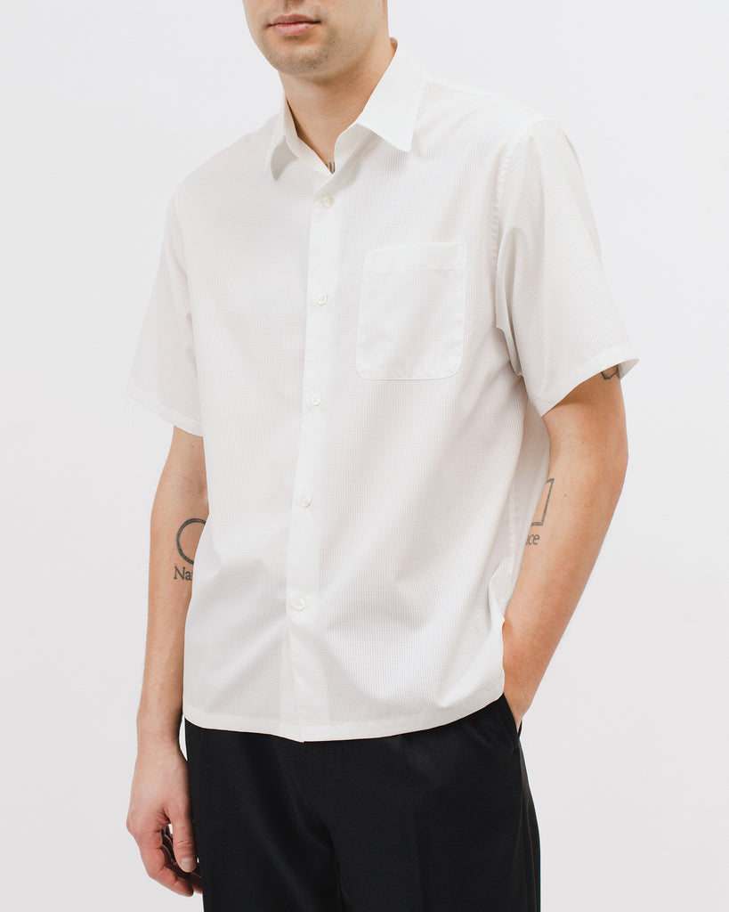Mesh SS Shirt - Natural White - [product _vendor]