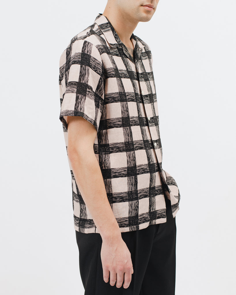 Brush Linen Shirt - Villa Pink - [product _vendor]