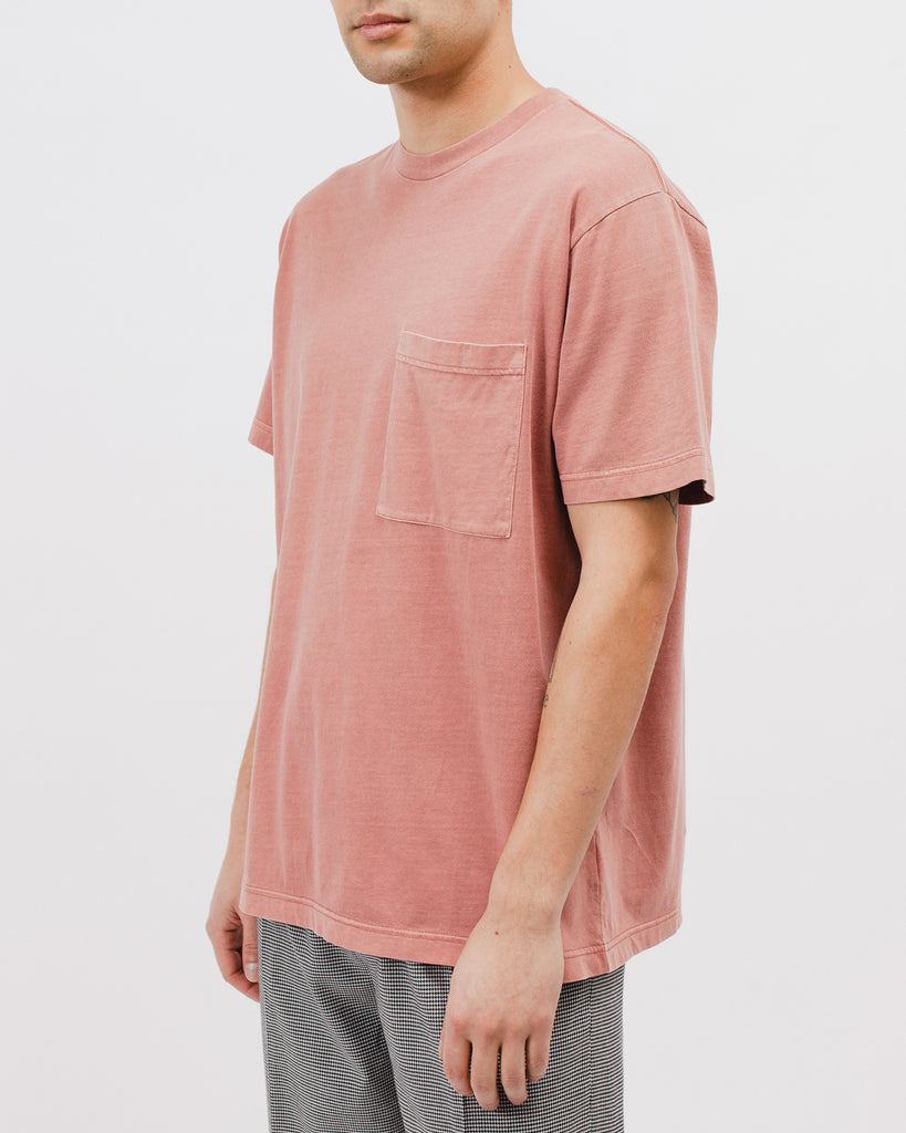 Natural Dyed Block SS Jersey - Brick - [product _vendor]