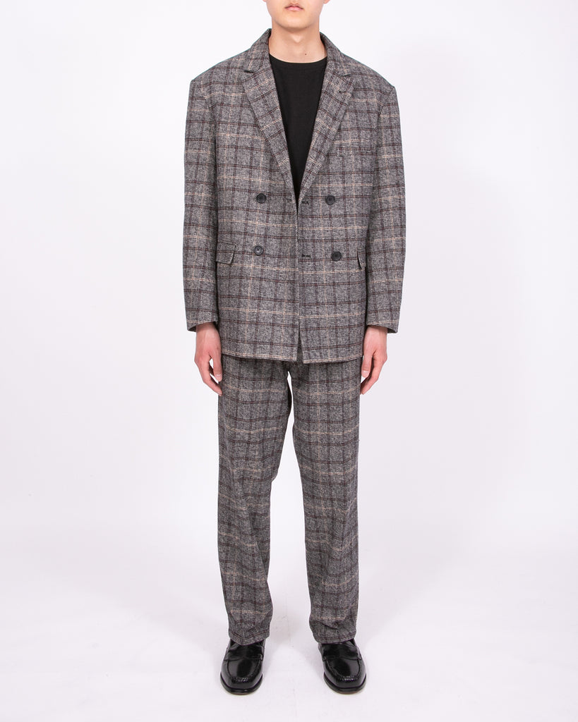 Double Breasted Jacket - Glen Plaid