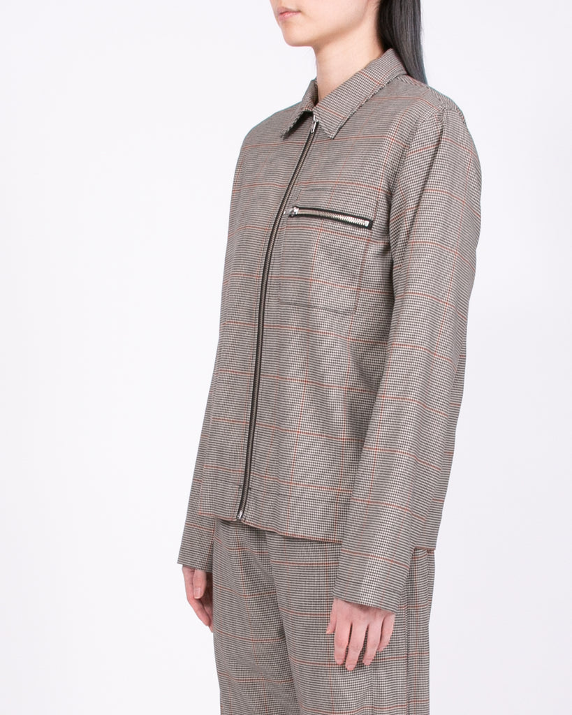 Zip Blouson - Check