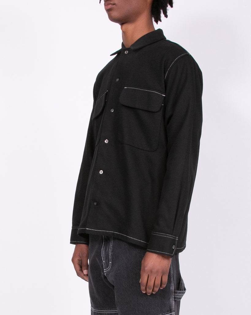LS Boxy Shirt - Black