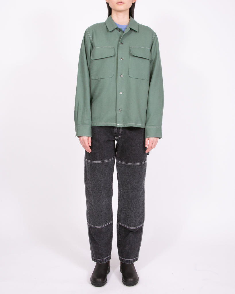 LS Boxy Shirt - Slate