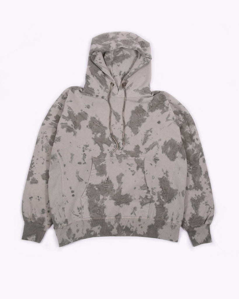 Natural Dyed Hoodie Fleece - Smoke Mist