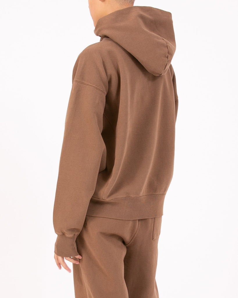 Natural Dyed Hoodie Fleece - Bark