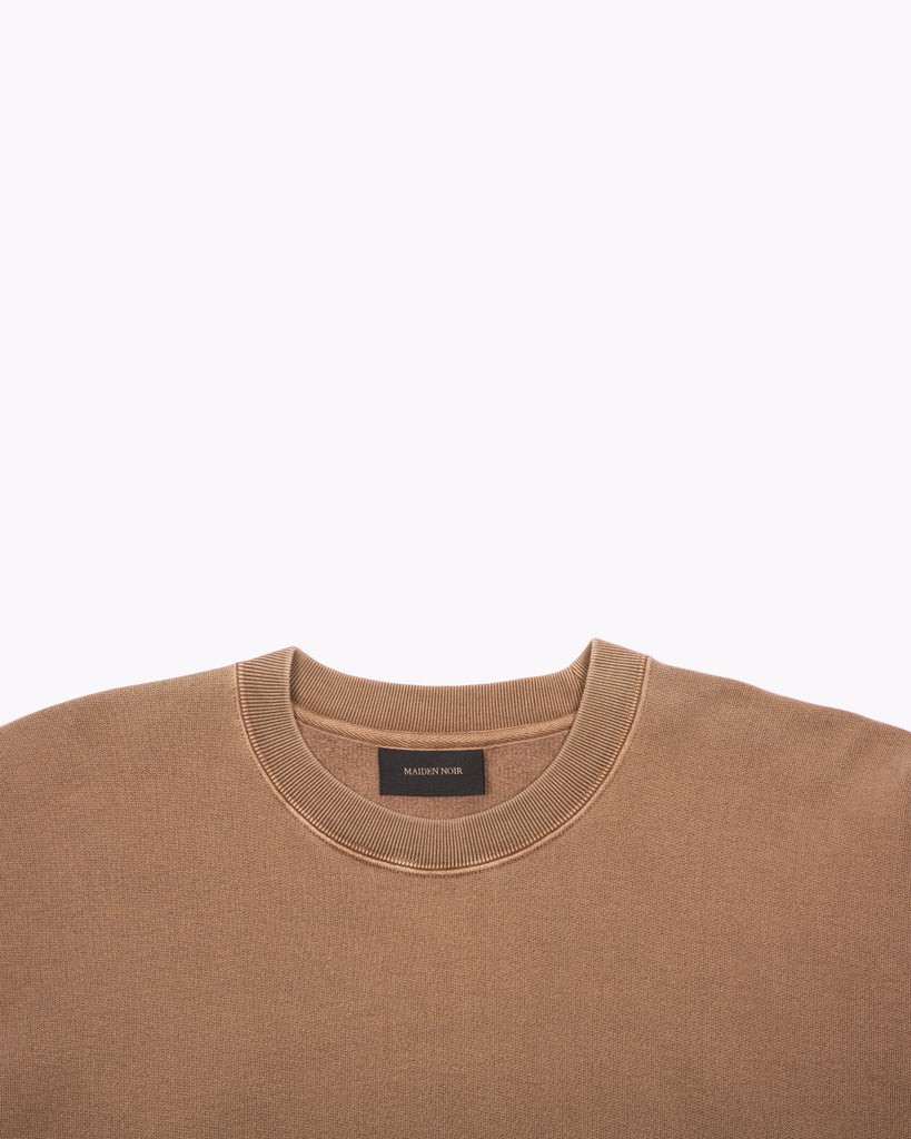 Natural Dyed Crew Fleece - Bark