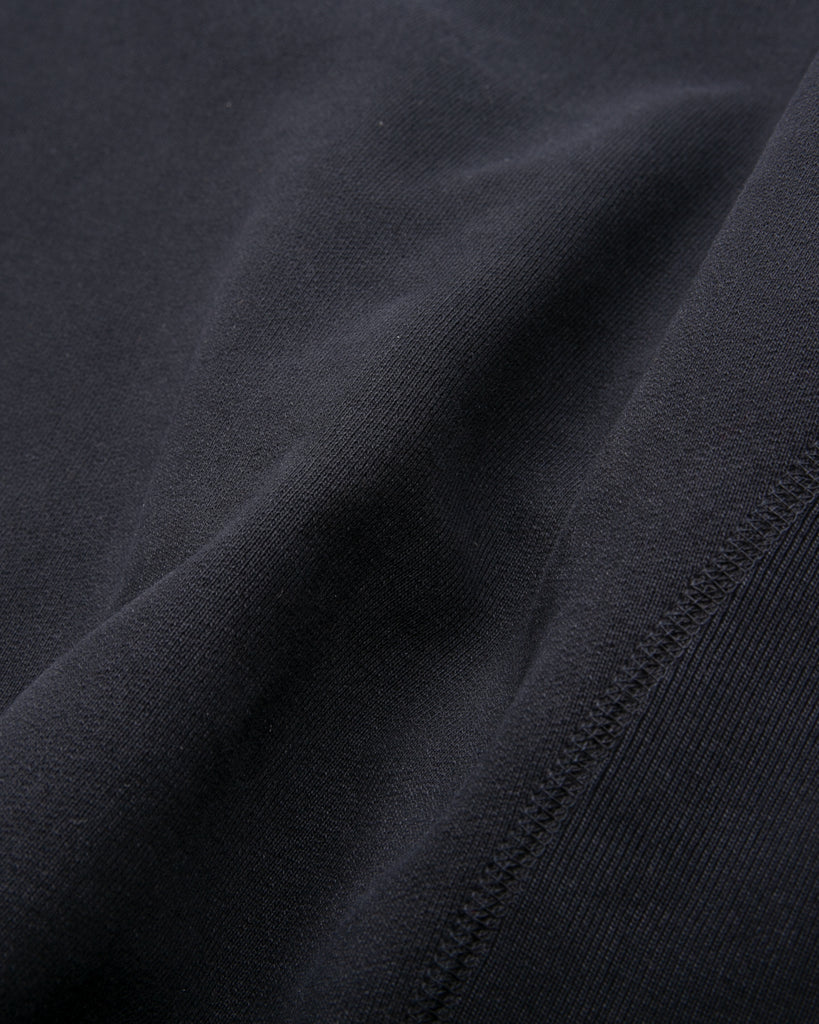 Natural Dyed Crew Fleece - Black