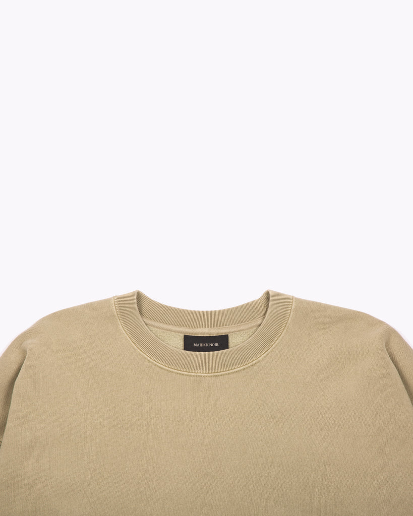Natural Dyed Crew Fleece - Lichen