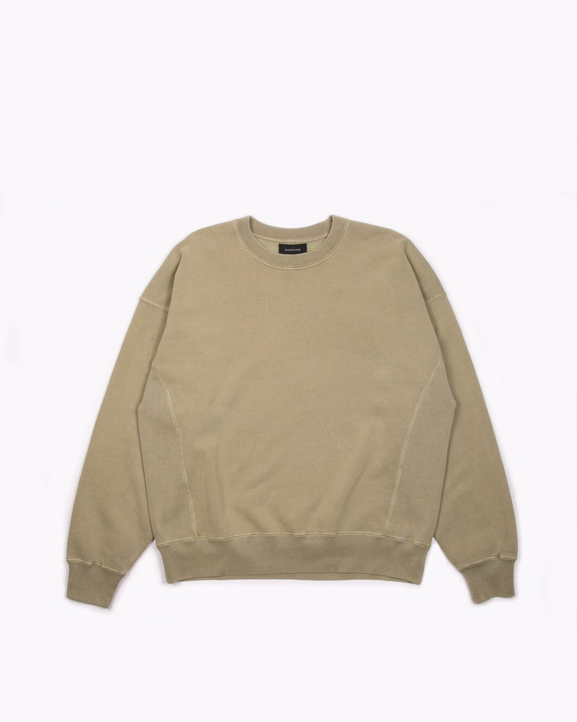 Natural Dyed Crew Fleece - Lichen