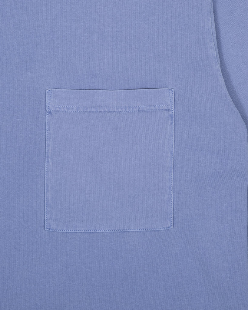 Natural Dyed Block LS Jersey - Coast