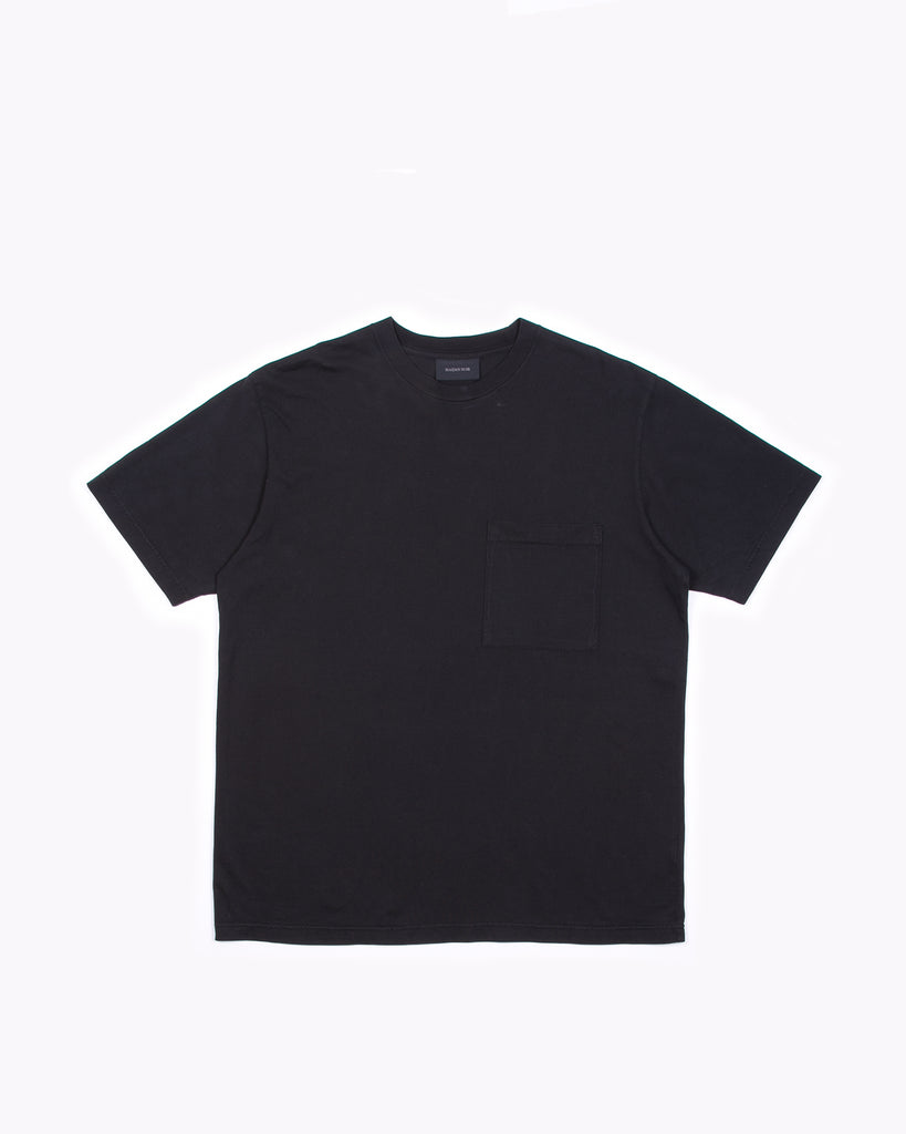 Natural Dyed Block SS Jersey - Black