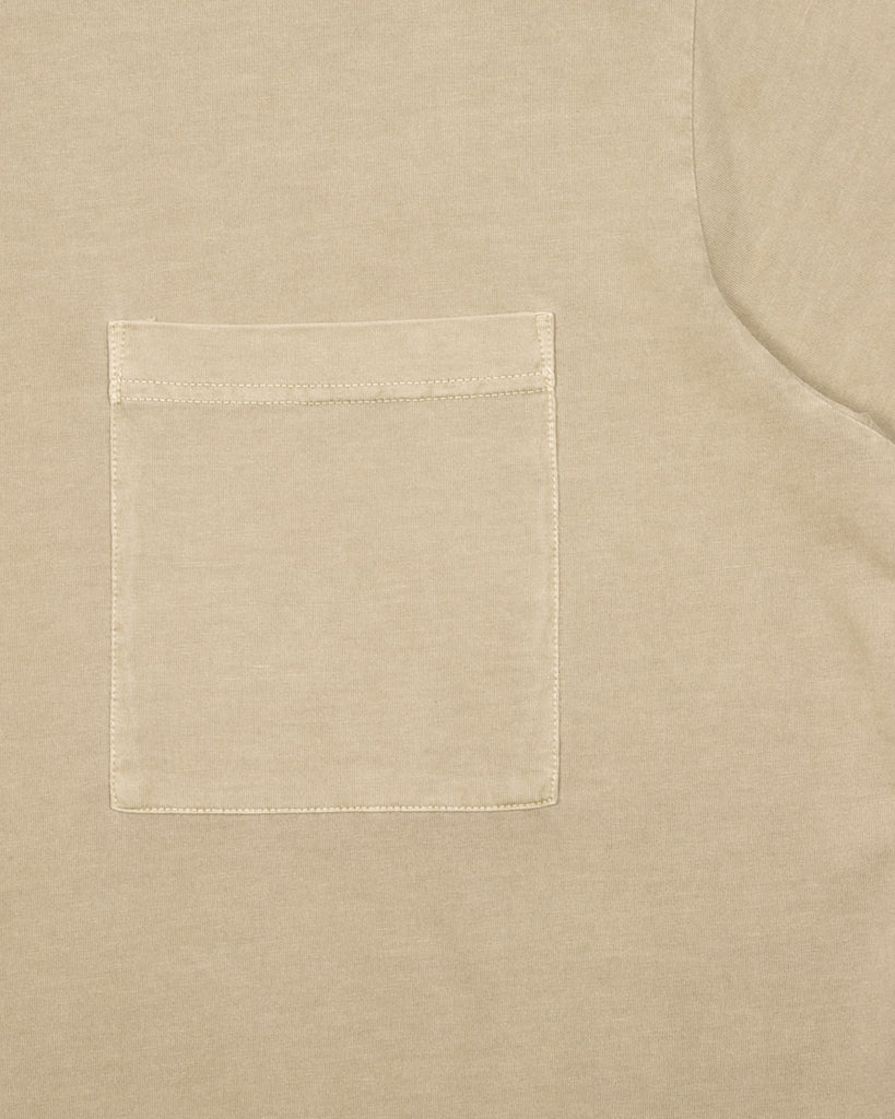 Natural Dyed Block SS Jersey - Lichen