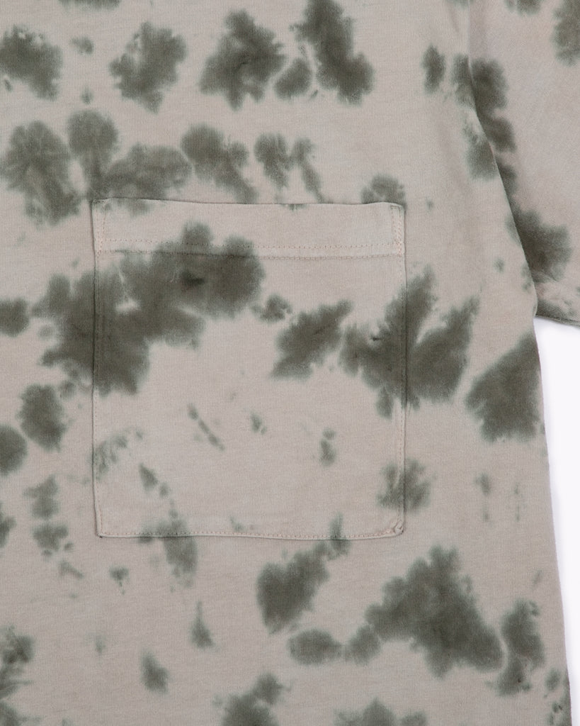 Natural Dyed Block SS Jersey - Smoke Mist