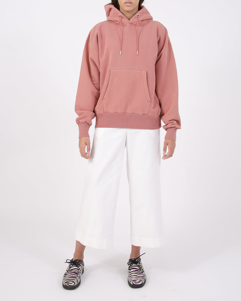 Natural Dyed Hoodie Fleece - Brick