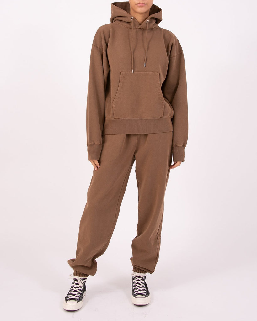 Natural Dyed Hoodie Fleece - Bark