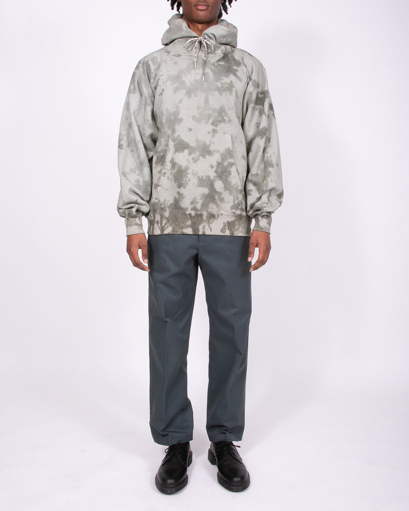 Natural Dyed Hoodie Fleece - Smoke Mist