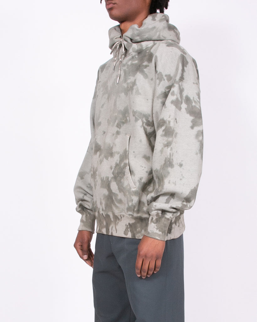 Natural Dyed Hoodie Fleece - Smoke Mist