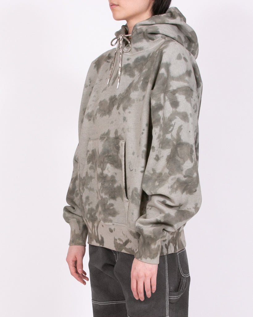 Natural Dyed Hoodie Fleece - Smoke Mist