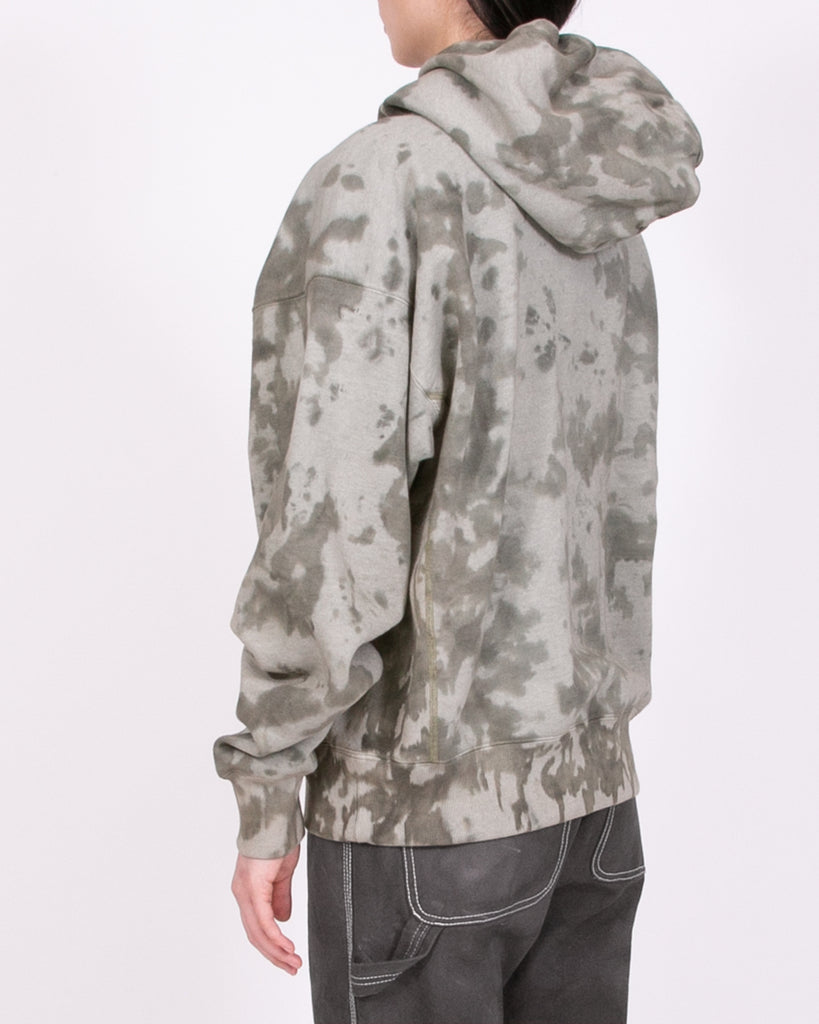 Natural Dyed Hoodie Fleece - Smoke Mist