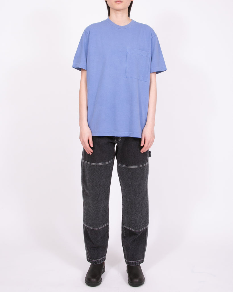 Natural Dyed Block SS Jersey - Coast