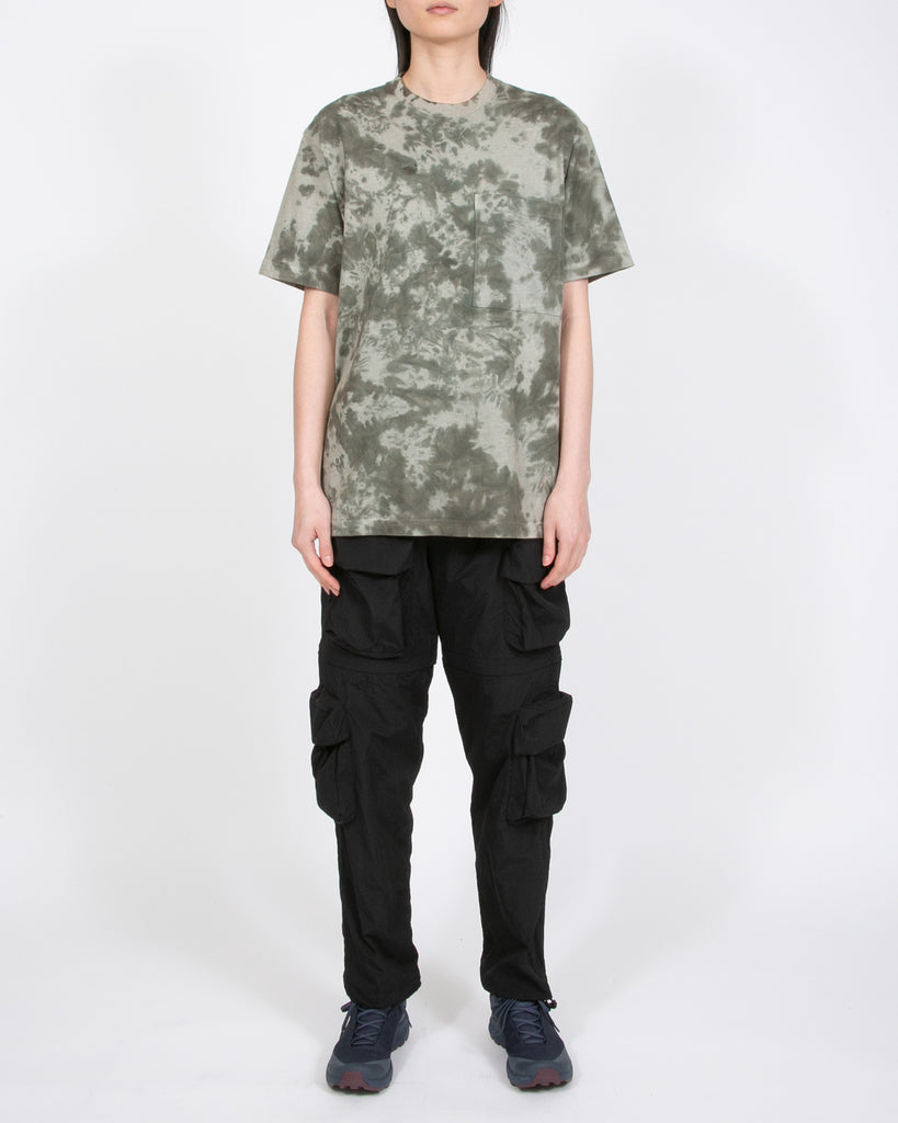 Natural Dyed Block SS Jersey - Smoke Mist