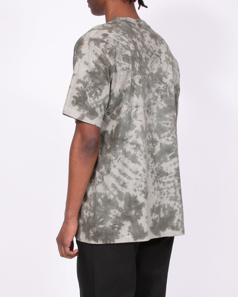 Natural Dyed Block SS Jersey - Smoke Mist