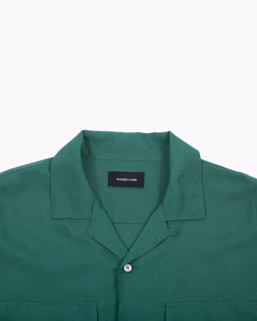 Camp Side LS Rayon Shirt - Evergreen