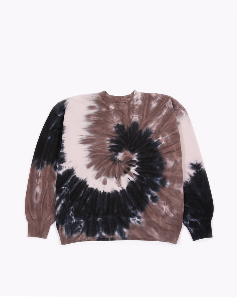 Natural Dyed Crew Fleece - Tie-Dye