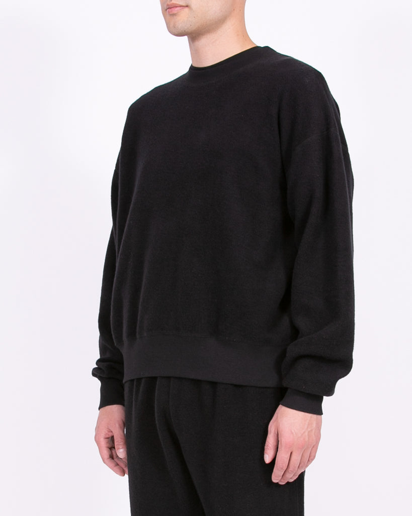 Reversible Crew Fleece - Black