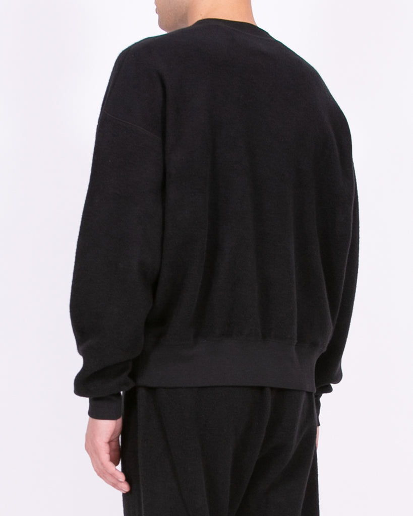 Reversible Crew Fleece - Black