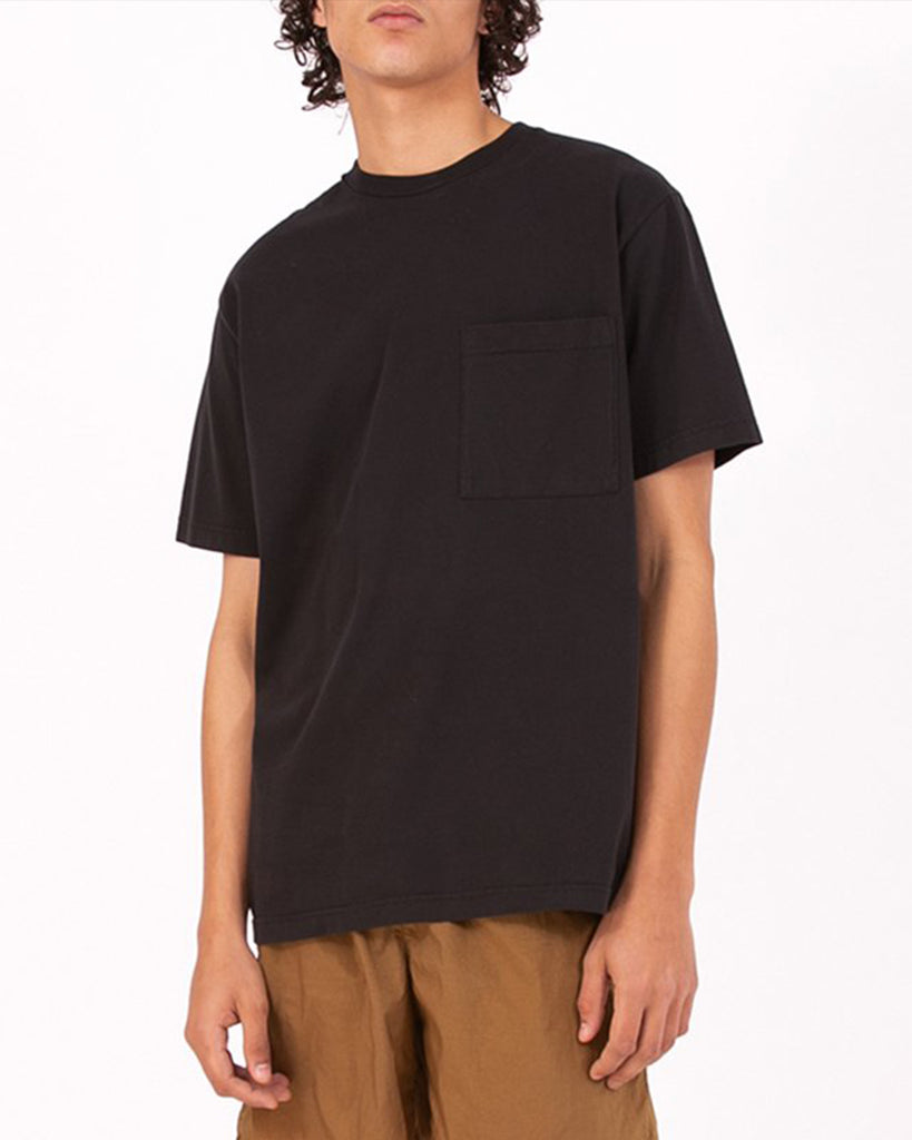 Natural Dyed Block SS Jersey - Black