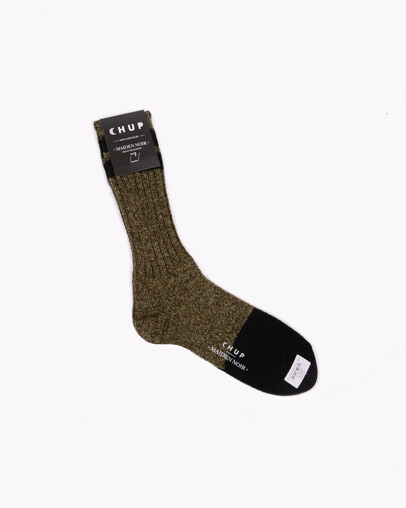Chup Socks - Olive/Black