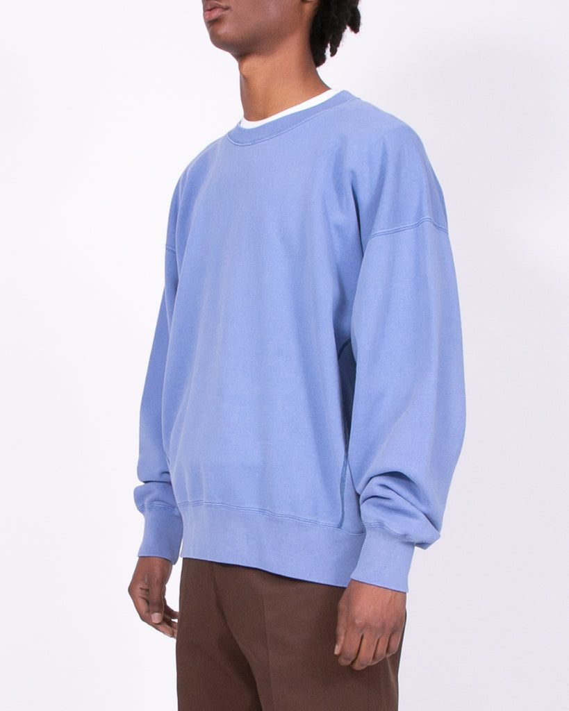 Natural Dyed Crew Fleece - Coast