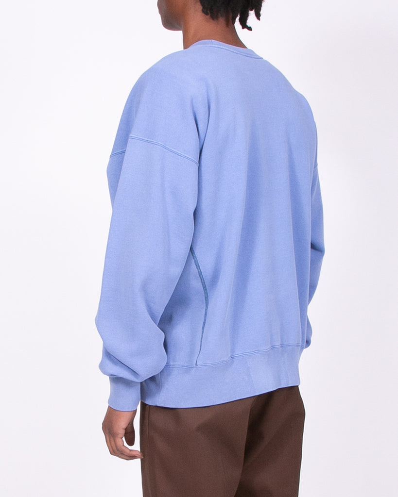 Natural Dyed Crew Fleece - Coast