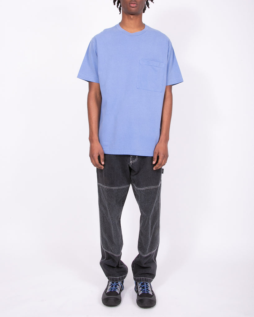 Natural Dyed Block SS Jersey - Coast
