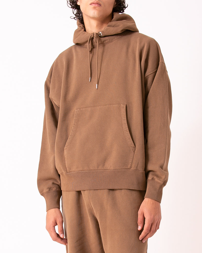 Natural Dyed Hoodie Fleece - Bark