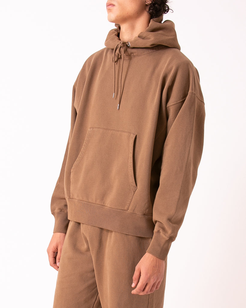 Natural Dyed Hoodie Fleece - Bark