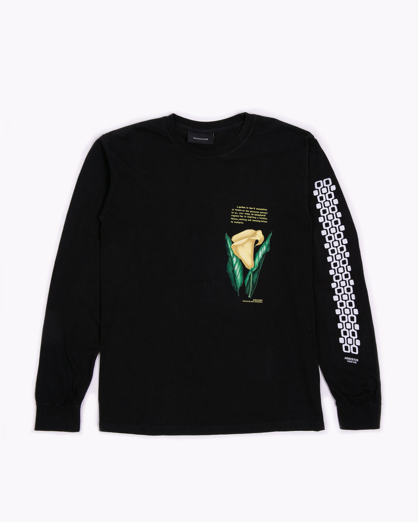 Lily L/S Jersey - Black - Maiden Noir