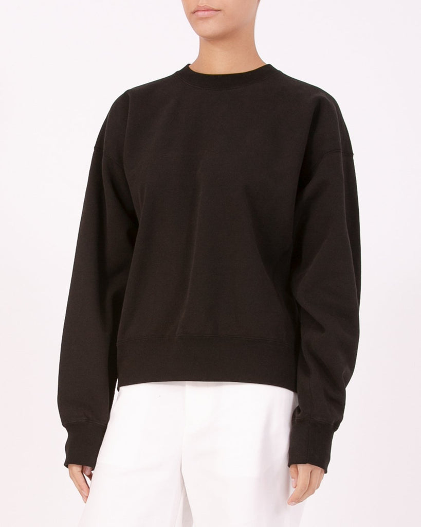 Natural Dyed Crew Fleece - Black