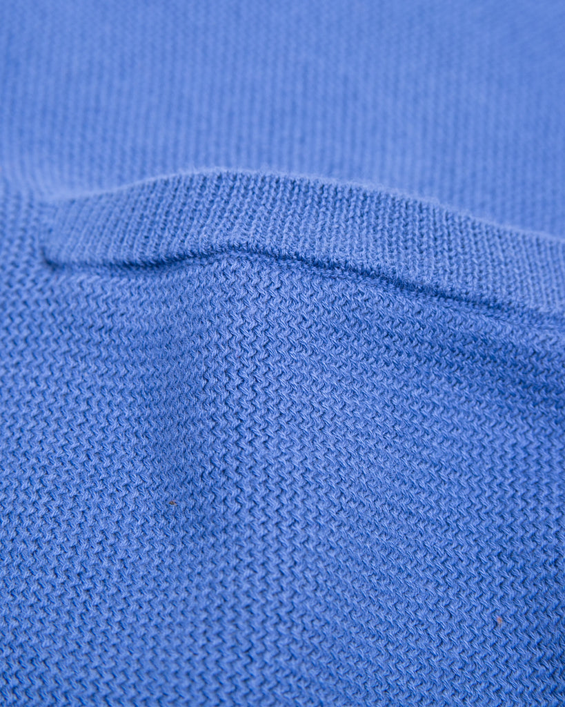 SS Knit Polo - Marine Blue - Maiden Noir