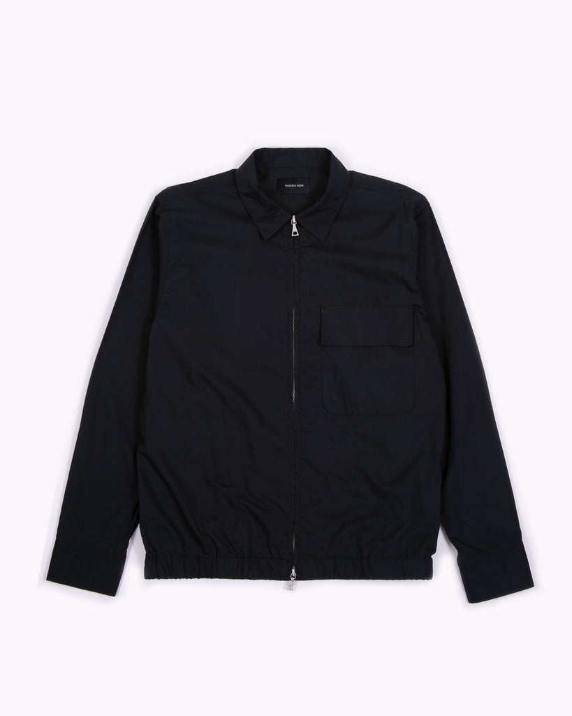 Typewriter Zip Shirt - Black